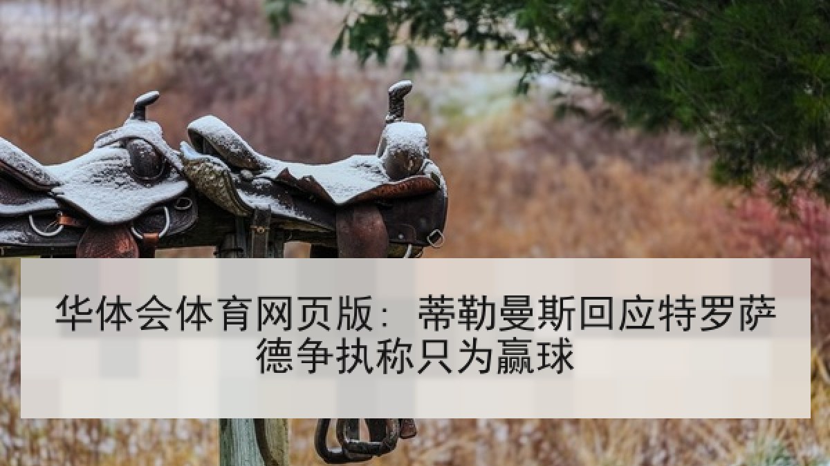 华体会体育网页版: 蒂勒曼斯回应特罗萨德争执称只为赢球